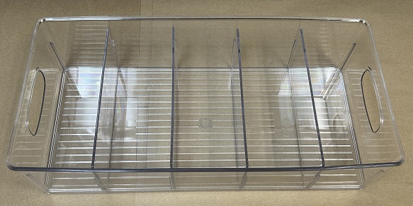 Small Clear Plastic Trays + Dividers