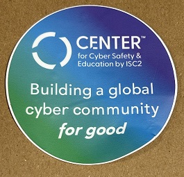 "Building A Global Cyber Community for Good" Sticker - Click Image to Close