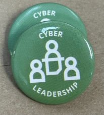 "Cyber Leadership" Pin - Green