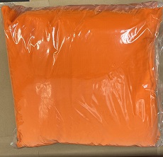 Plain Orange Pillow - Click Image to Close